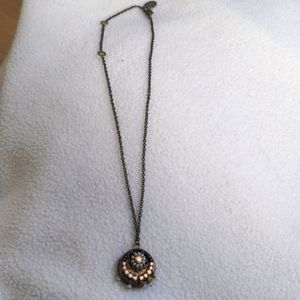 Michael negrin beautiful crystal locket necklace